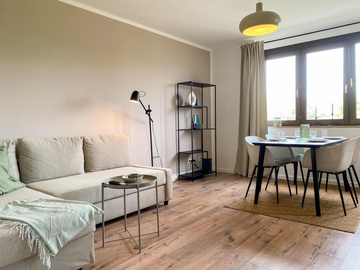 Schoene Wohnung Mit Rheinblick/Duesseldorf/Neuss/Messe Eksteriør bilde