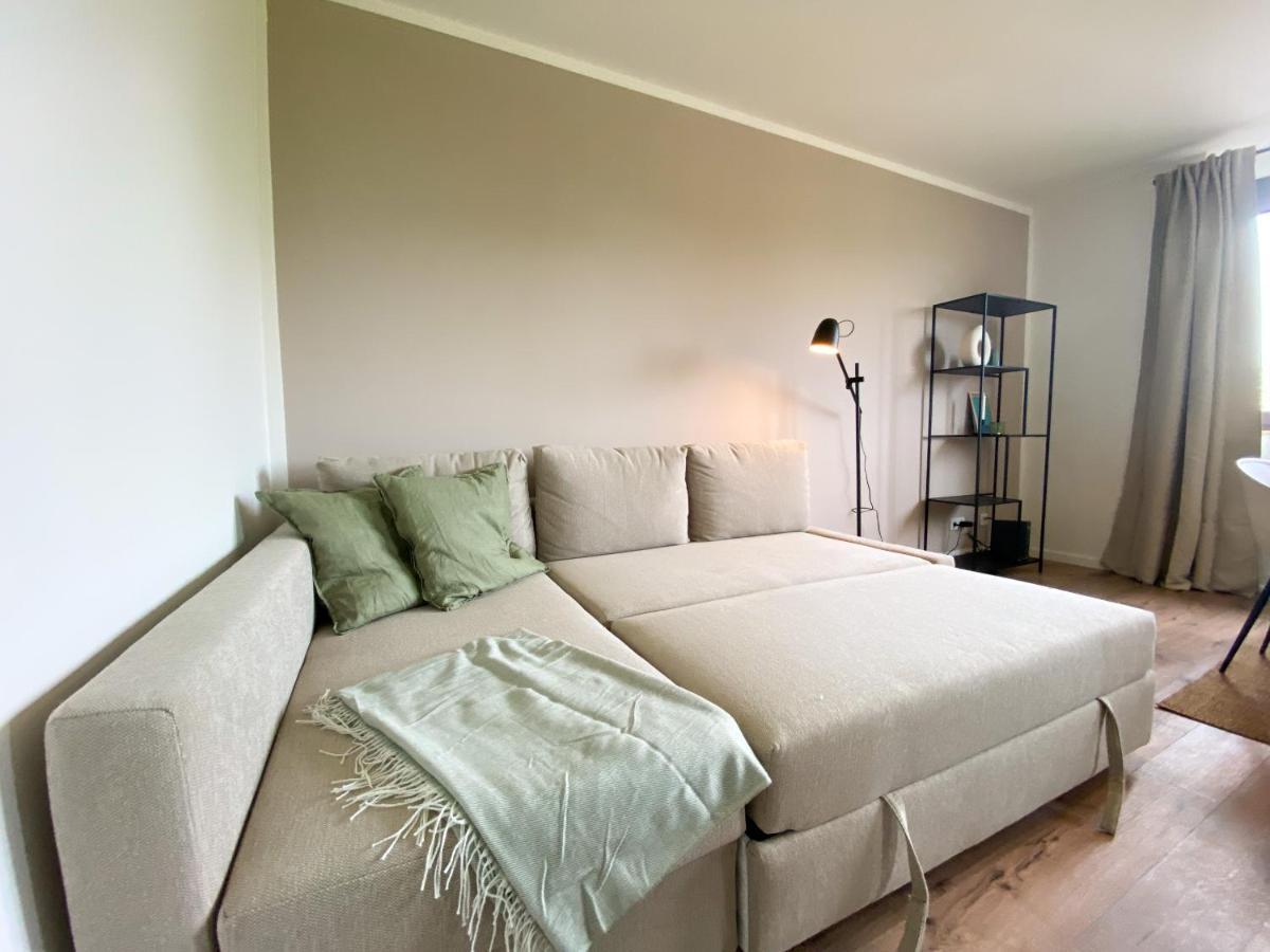 Schoene Wohnung Mit Rheinblick/Duesseldorf/Neuss/Messe Eksteriør bilde